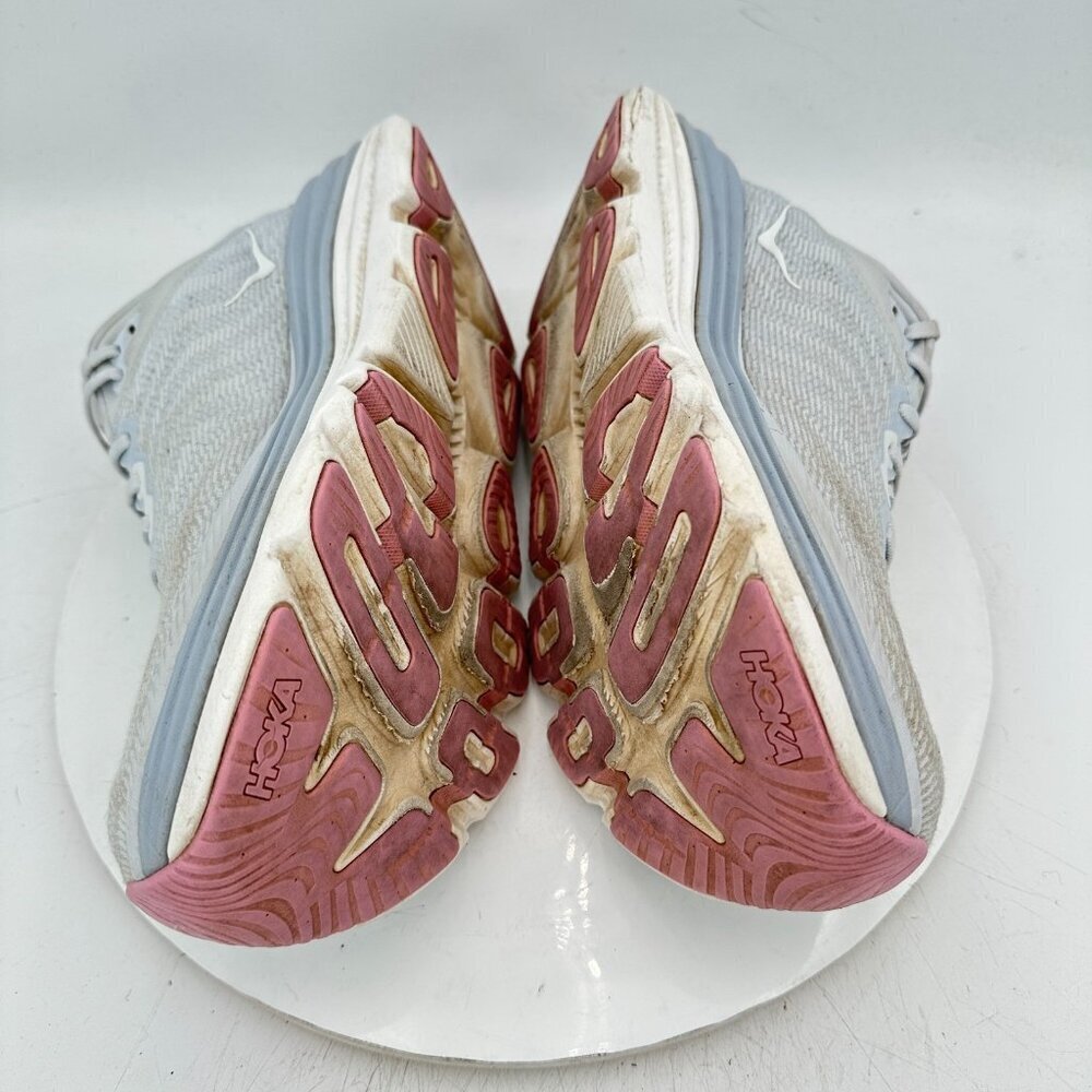 Hoka One One Gaviota 5 WIDE Women Size 11D 1134270 SCP Sea Blue Pink Shoes - Picture 7 of 11